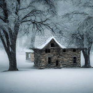 AI casa nel bosco Lexica